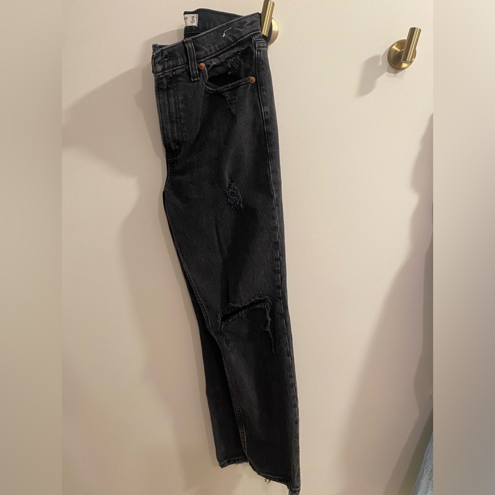 Abercrombie 90s Ultra High Rise Straight Leg